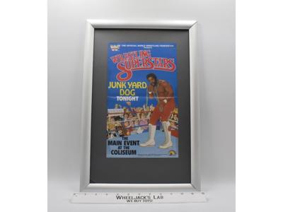 Junk Dog Original Poster 12x7.5 1980's WWF LJN Wrestling Vintage