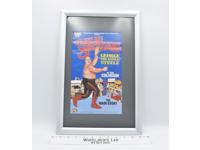 George The Animal Steele 12X7.5 Original Poster 1985 WWF LJN Wrestling Vintage