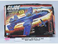 Ground Attack Jet Cobra Rattler 100% Complete W/Box 1984 Hasbro Vintage