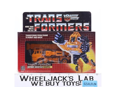 Grapple Autobot G1 TRANSFORMERS 1985 Hasbro Vintage Action Figure MISB NEW