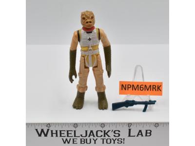 Bossk Bounty Hunter 100% Complete Star Wars ESB 1980 Kenner Figure NO REPRO