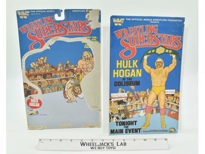 Hulk Hogan Poster and Cardback WWF Wrestling Superstars 1986 LJN