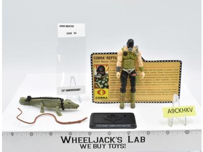 Croc Master V3 100% Complete G.I. Joe 2008 Hasbro Action Figure