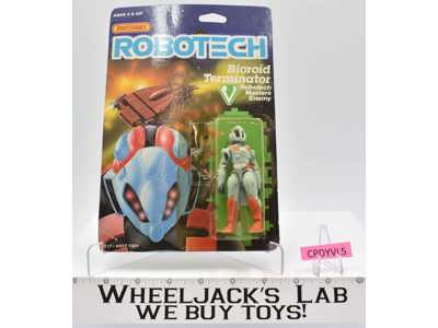 Bioroid Terminator Robotech 1985 Matchbox Vintage Figure NEW MOSC SEALED