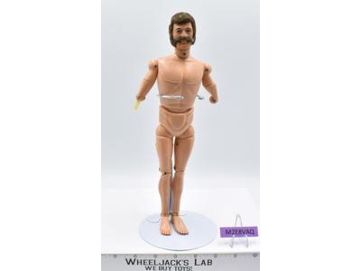 Land Adventurer Flocked Brown Hair &amp; Beard 12" GI Joe 1970 Hasbro Action Figure