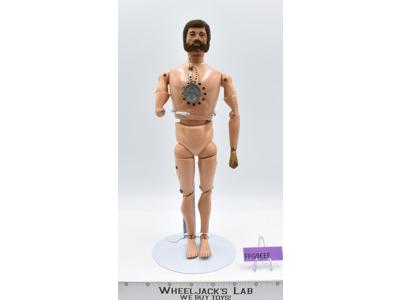 Talking Land Adventurer Flocked Brown Hair &amp; Beard 12" GI Joe 1970 Hasbro Figure