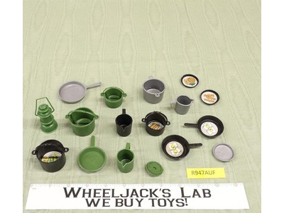 Lot of Campfire Items Unmarked Brands 12" 1:6 Joe Barbie West Accessories