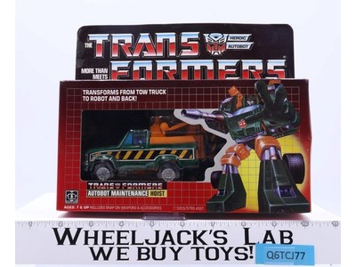 Hoist Autobot G1 TRANSFORMERS 1985 Hasbro Vintage Action Figure MISB NEW