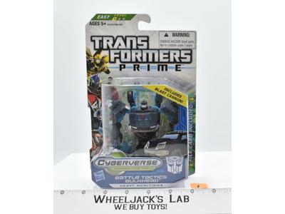 Battle Tactics Bulkhead #1 Transformers Prime Cyberverse 2012 Hasbro MOSC
