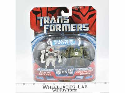 Rescue Ratchet vs Decepticon Brawl Allspark Battles 2007 Movie NEW MOSC Hasbro