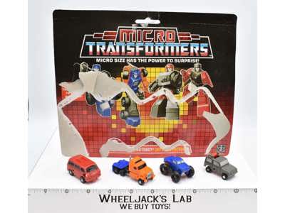 Off Road Patrol W/CARDBACK Micromaster Vintage Hasbro 1989 G1 Transformers