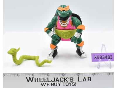 Shell Slammin' Mike 100% Complete Teenage Mutant Ninja Turtle 1991 Playmates