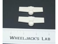 Ultra Magnus 2x White Trailer Connector Tabs Clips 1986 Vintage G1 Transformers