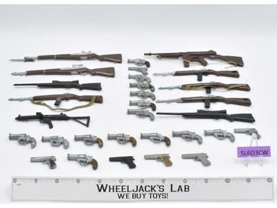 Guns &amp; Rifles Lot X30 G.I. Joe Hasbro 1960's Vintage 12" Accessory