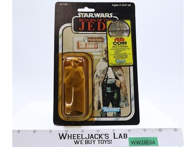 Prune Face 77 Back-A Star Wars ROTJ 1983 Kenner Action Figure NEW MOSC SEALED