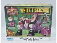 White Tigerzord W/Ranger Mighty Morphin Power Rangers 1994 Bandai Complete W/Box