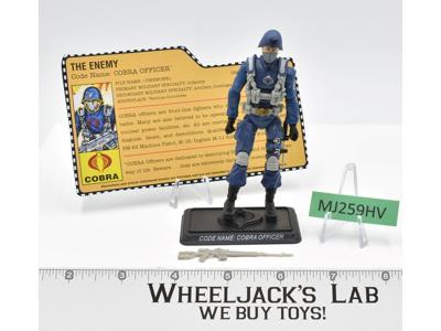 Cobra Officer v4 100% Complete GI Joe 25th Anniversary 2008 Hasbro Action Figure
