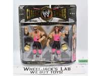 Jim NeidHart &amp; Bret Hart Foundation Classic Super Stars NEW MOSC 2004 WWF Jakks