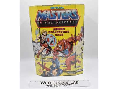 Action Figure Jumbo Collectors Case 1984 MOTU Mattel Masters of the Universe