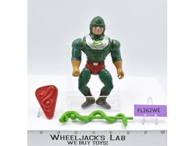 King Hiss 100% Complete He-Man Masters of the Universe MOTU Mattel 1986 Vintage