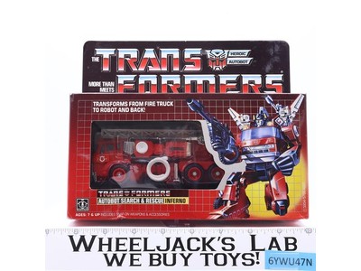 Inferno Autobot G1 TRANSFORMERS 1985 Hasbro Vintage Action Figure MISB NEW