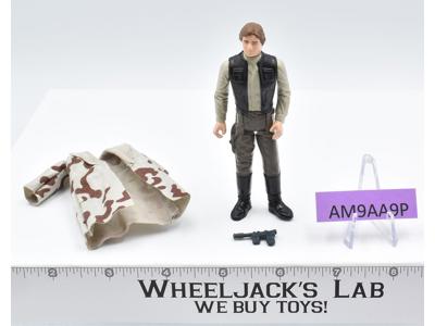 Han Solo Trench Coat 100% Complete Star Wars ROTJ 1983 Vintage Kenner NO REPRO