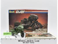 Rapid Fire Motorcycle 100% Complete 1982 GI Joe Vintage Revell Hasbro Model Kit