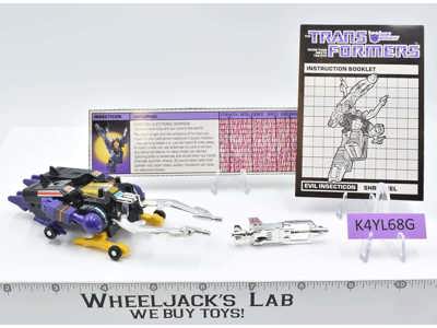 Bombshell 100% Complete 1985 G1 Transformers Rhinoceros Beetle Action Figure