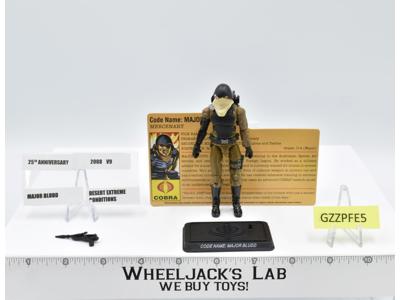 Major Bludd V9 100% Complete G.I. Joe 2008 Hasbro Action Figure