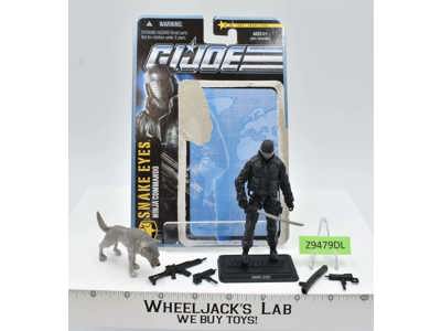 Snake Eyes v52 100% Complete G.I. Joe Pursuit of Cobra 2010 Hasbro Action Figure
