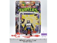 Chrome Dome W/Cardback 100% Complete TMNT 1991 Playmates Vintage Action Figure