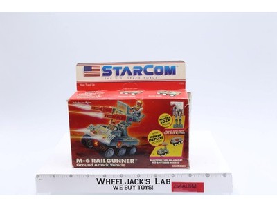 M-6 Railgunner W/Box 100% Complete Starcom 1986 Coleco Vintage Vehicle WORKS