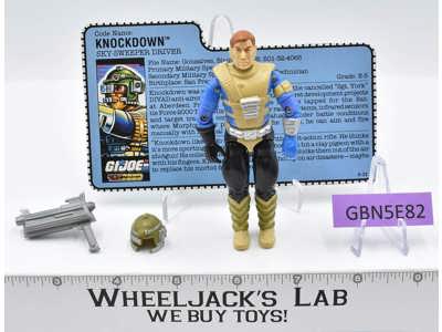 Knockdown V1 100% Complete G.I. Joe 1987 Hasbro Vintage Action Figure