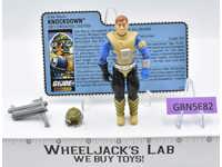Knockdown V1 100% Complete G.I. Joe 1987 Hasbro Vintage Action Figure