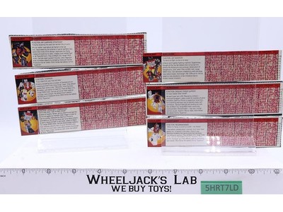 Superion Gift Set Lot of 6 Action Figure Tech Specs 1985 Vintage G1 Transformers