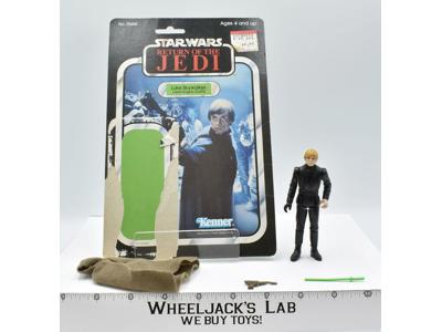 Luke Skywalker Jedi 100% Complete 65 Back ROTJ Star Wars Kenner 1983 NO REPRO