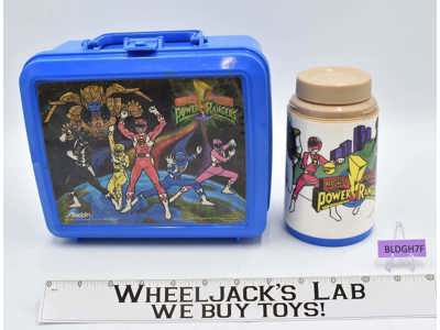 Mighty Morphin Power Rangers Lunchbox &amp; Thermos 1993 Aladdin