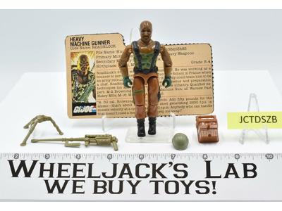 Road Block V1 100% Complete 1984 GI Joe Hasbro Vintage Action Figure