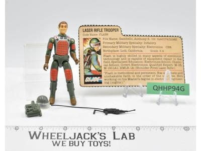 Flash V1 Straight Arm 100% Complete G.I. Joe 1982 Hasbro Vintage Action Figure