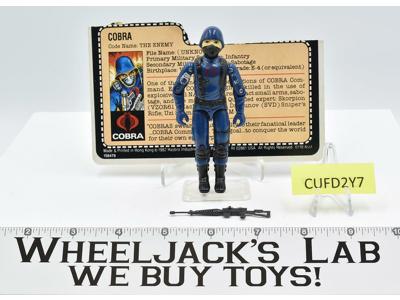 Cobra Trooper V1.5 Swivel Arms 100% Complete 1983 G.I. Joe Vintage Hasbro