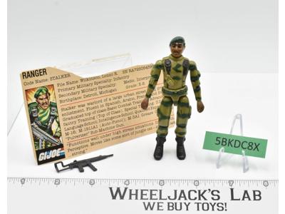 Stalker V1 Straight Arm 100% Complete G.I. Joe 1983 Hasbro Action Figure Vintage