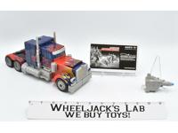 Optimus Prime 100% Complete Transformers Movie Leader 2006 Hasbro Action Figure