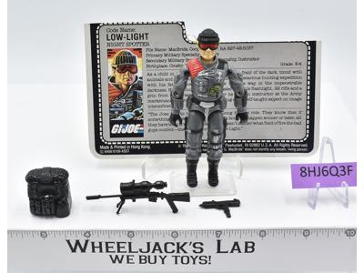 Low-Light V1 100% Complete G.I. Joe 1986 Hasbro Vintage Action Figure