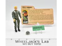 Hawk V1 Straight Arms 100% Complete G.I. Joe 1982 Hasbro Vintage Action Figure