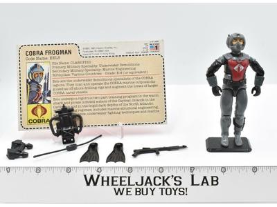 Eels Mail Away Sears 100% Complete W/ Card 1983 GI Joe Hasbro Vintage