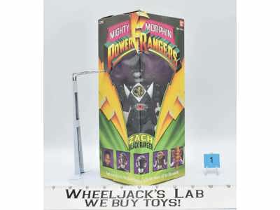 Zach Black Ranger #1 8" NEW MISB Mighty Morphin Power Rangers 1994 Bandai