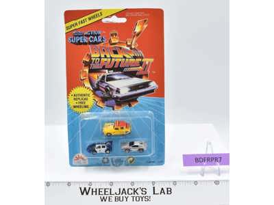 Micro Action Super Cars Back to the Future 1989 Amblin NEW MOSC SEALED