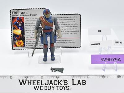 Range Viper v2 100% Complete GI Joe Collector's Club 2005 Hasbro Action Figure