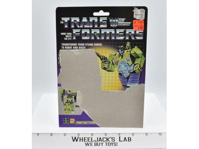 Scavenger Devastator Cardback Vintage 1985 G1 Transformers Action Figure