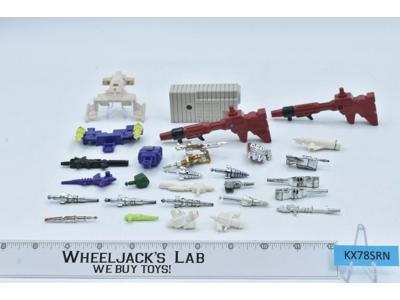 Lot #4 of Accessories Parts Weapons Guns Missiles Vintage G1 Transformers 1984